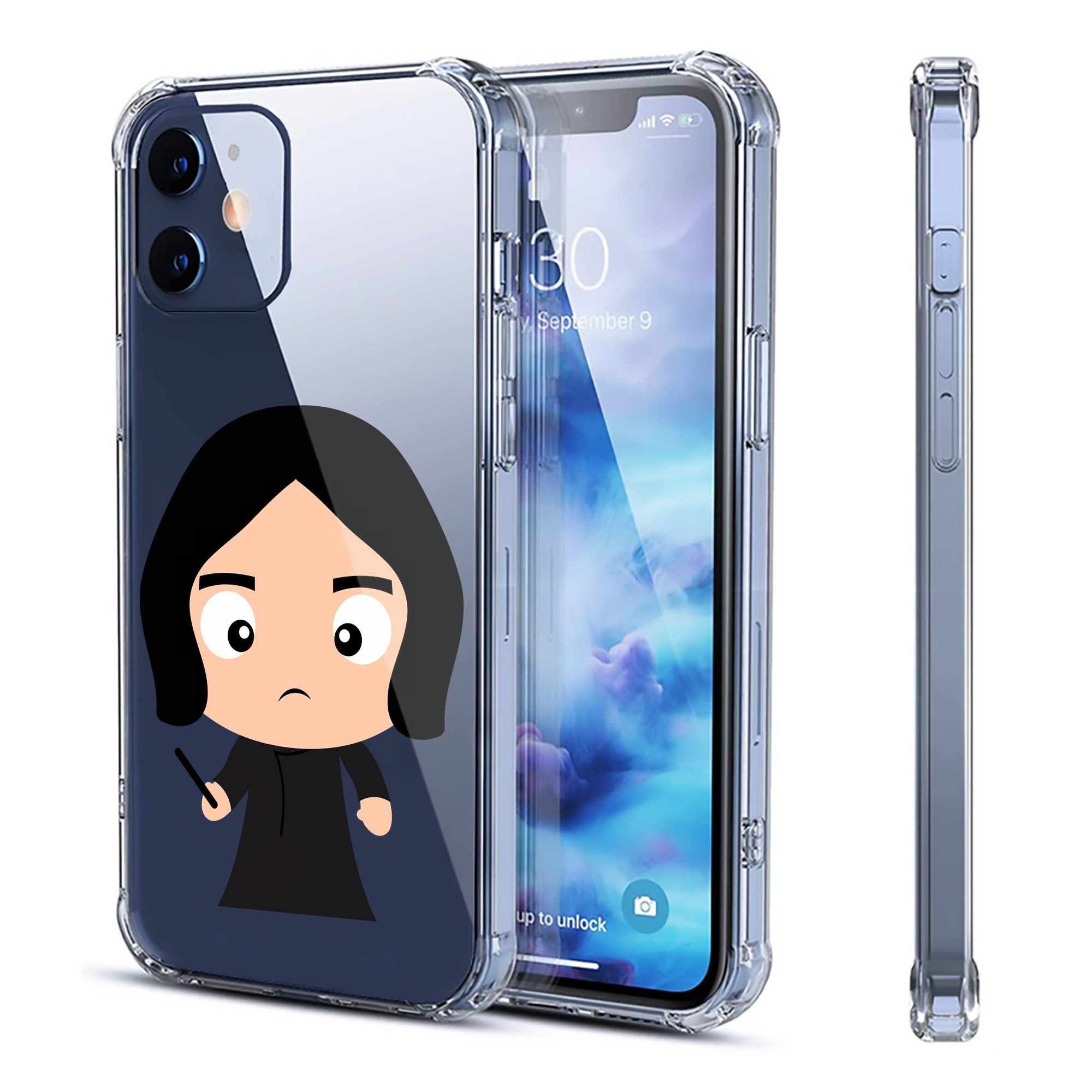 （画像用） Harry Potter ハリー・ポッターシリーズ 【iPhone 12シリーズ対応】透明スマホケース（クリアソフトケース）